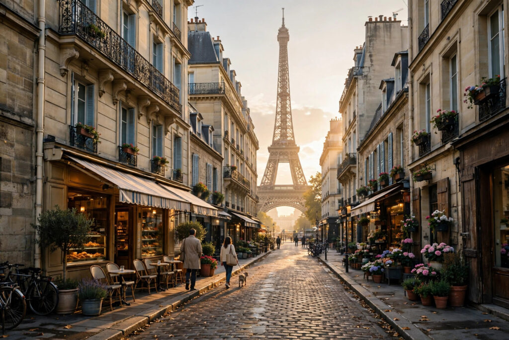 Paris and the Eiffel Tower — Schengen Visa from the USA guide