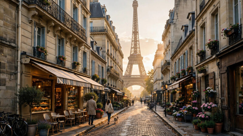 Paris and the Eiffel Tower — Schengen Visa from the USA guide